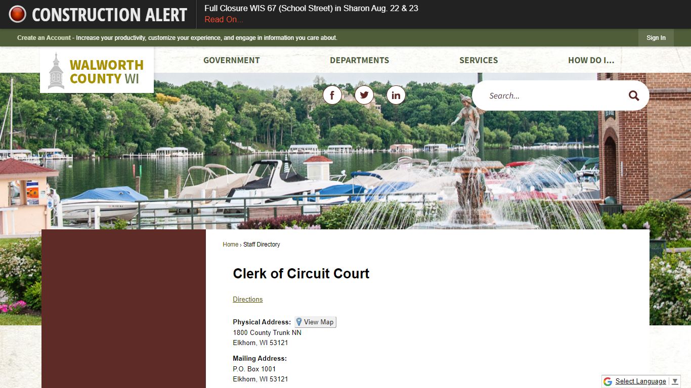 Staff Directory • Walworth County, WI • CivicEngage